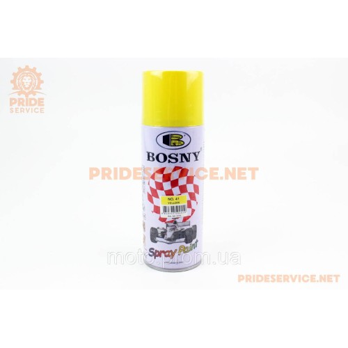 Фарба акрилова, жовтий, Аерозоль 400ml (№41)