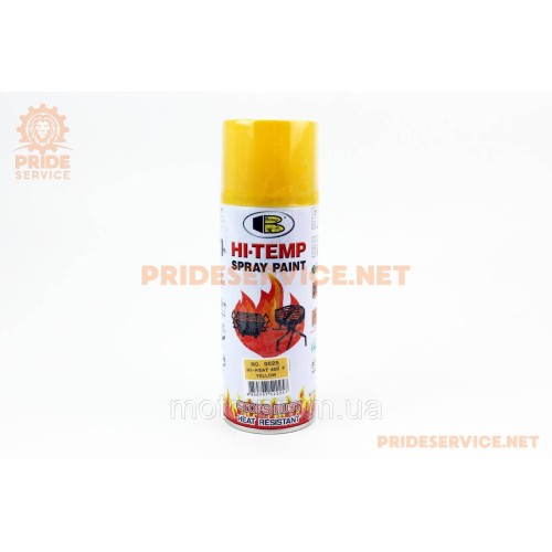 Фарба акрилова жаростійка, жовтий, Аерозоль 400ml (№0025)