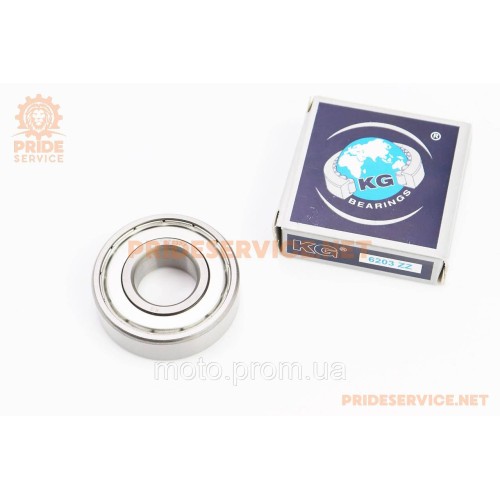 Підшипник 6203 ZZ (17х40х12) 