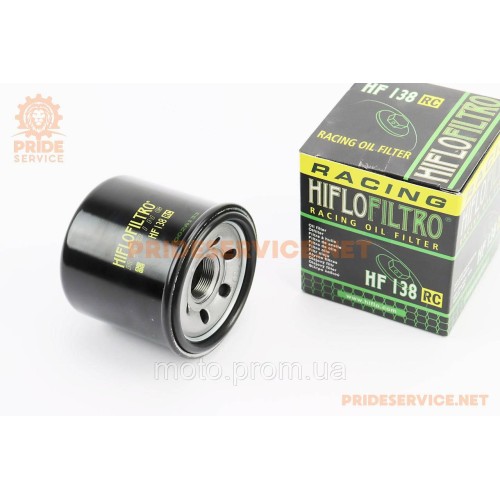 Фильтр масляный HF138RC (68x75мм) APRILIA RSV 1000 Tuono V4R, KAWASAKI KLV 1000, SUZUKI GSF 600/650/1200,