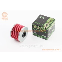 Фильтр-элемент масляный HF112 (50x38мм) Honda XR/CBX/XL/NX, Kawasaki KLX/KSR/KFX, Polaris 500 Predator/500