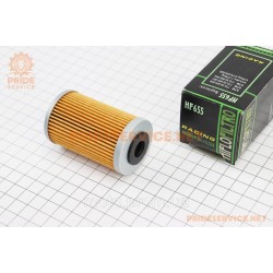 Фільтр-елемент оливний HF655 (41x69мм) KTM 250 EXC-F/250 SX-F/450 EXC, Husqvarna FC450/FE501, Husaberg FE390 Enduro/FX450 Cross