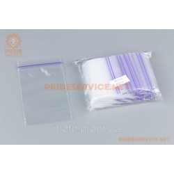 Пакети з замком Zip-Lock 8*12см, уп.100шт