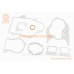 Прокладки двигателя Honda DIO50cc-39мм, к-кт 9 деталей