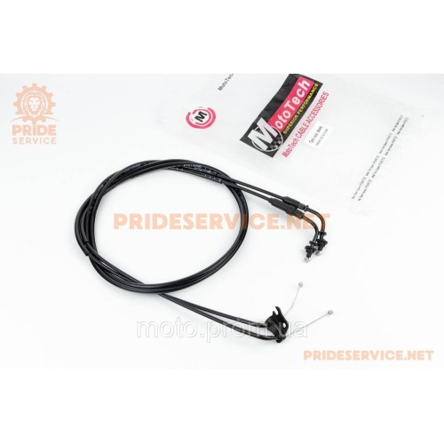 Трос газа двойной Yamaha 5BM (трос 159; 160см; кожух 151; 152см)