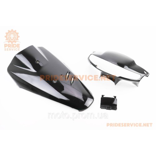 Honda DIO AF-27 пластик - к-кт фарбовані 5 деталей, чорний