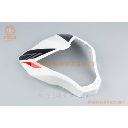 Loncin LX250GY-3 Пластик - обтічник фари, білий