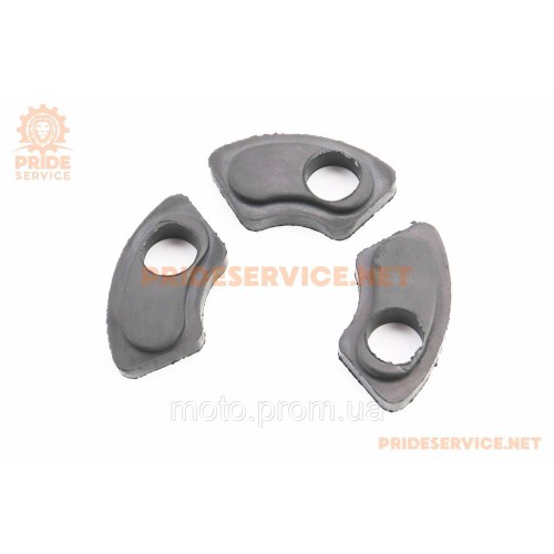 Демпферная резинка заднего колеса к-кт 3шт Карпаты (нового образца)