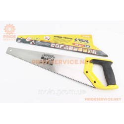 Ножівка по дереву 450мм, 7TPI MAX CUT, загартований зуб, 3D заточування (14-2045) Ножівка по дереву 450мм, 7TPI MAX CUT, загартований зуб, 3D заточування (14-2045)