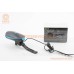 Фонарь передний 1 диод+звонок 4 мелодии, Li-ion 3.7V 1200mAh зарядка от USB, влагозащитный, чёрно-синий