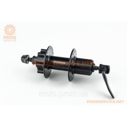 Втулка задня MTB алюмінієва 14Gx36H під касету 8-10зв, Disk-brake, кріпл. ексцентрик, чорна FH-TX506 Втулка задня MTB алюмінієва 14Gx36H під касету 8-10зв, Disk-brake, кріпл. ексцентрик, чорна FH-TX506