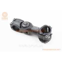 Вынос руля MTB регулируемый 28,6x31,8х110мм, алюминиевый, чёрный AS-820