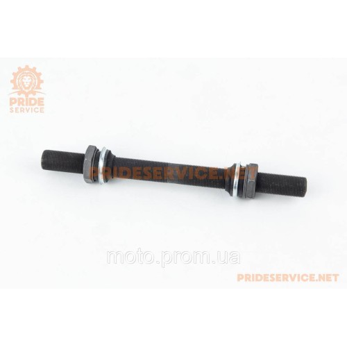 Вісь задня MTB M14х175мм, під гайку, чорна KT-AXLE-14-R (без гайок)
