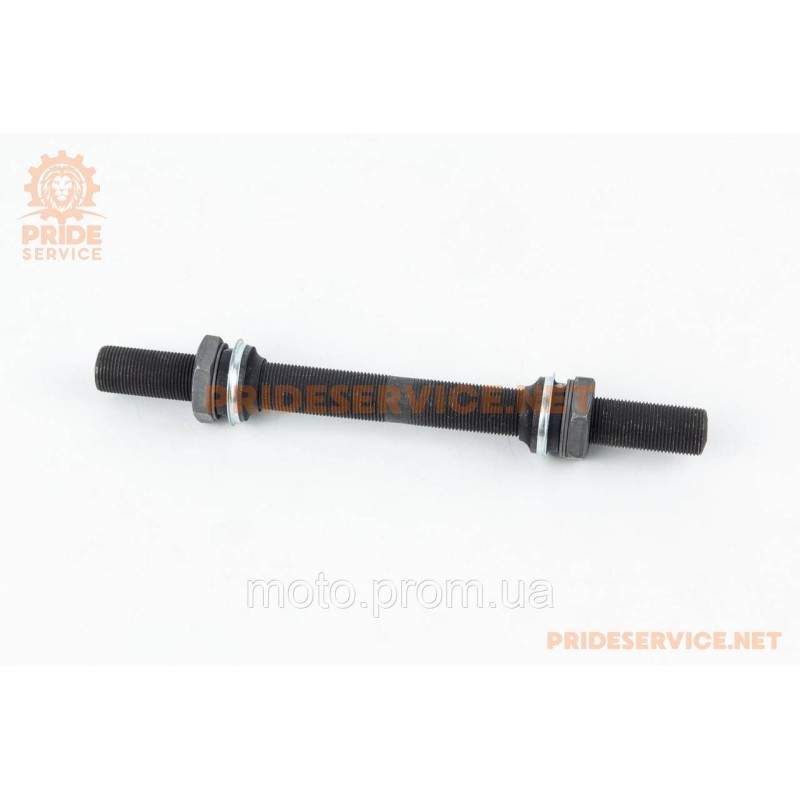 Вісь задня MTB M14х175мм, під гайку, чорна KT-AXLE-14-R (без гайок)