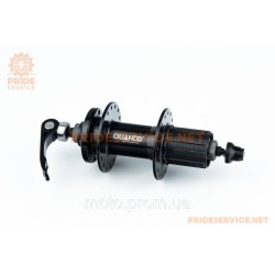 Втулка задня MTB алюмінієва 14Gx32H під касету 8-11зв, Disk-brake, кріпл. ексцентрик, чорна KT-К69R Втулка задня MTB алюмінієва 14Gx32H під касету 8-11зв, Disk-brake, кріпл. ексцентрик, чорна KT-К69R