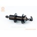 Втулка задняя MTB алюминиевая 14Gx32H под кассету 8-11зв, Disk-brake, крепл. эксцентрик, чёрная KT-К69R