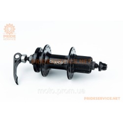 Втулка задня MTB алюмінієва 14Gx36H під касету 7зв, Disk-brake, кріпл. ексцентрик, чорна KT-MD2R Втулка задня MTB алюмінієва 14Gx36H під касету 7зв, Disk-brake, кріпл. ексцентрик, чорна KT-MD2R