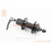 Втулка задняя MTB алюминиевая 14Gx36H под кассету 8-10зв, Disk-brake, крепл. эксцентрик, чёрная KT-MD4R