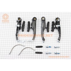 Гальмо V-brake 110мм (2 колеса), алюмінієве, чорне LV12DG Гальмо V-brake 110мм (2 колеса), алюмінієве, чорне LV12DG