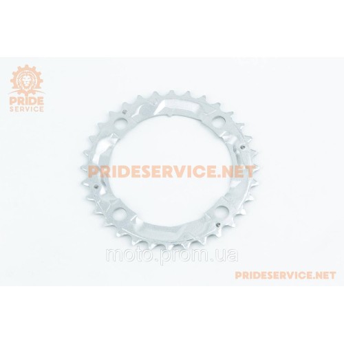 Зірка передня MTB 32Т index (BCD:104мм), сіра PRO-32T
