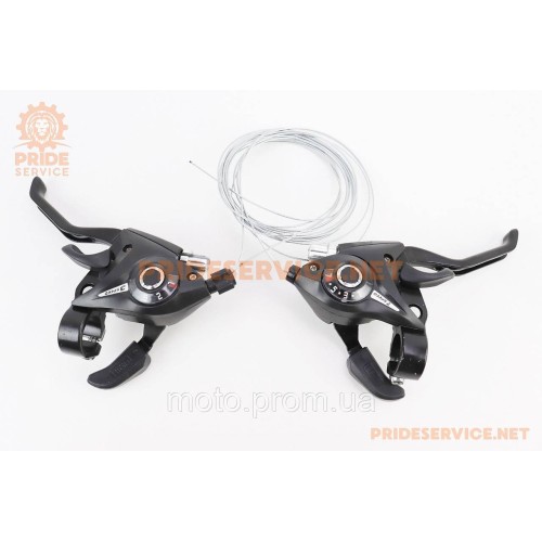 Переключатели (моноблок) 3x7 скоростей, чёрные SL-KD-80