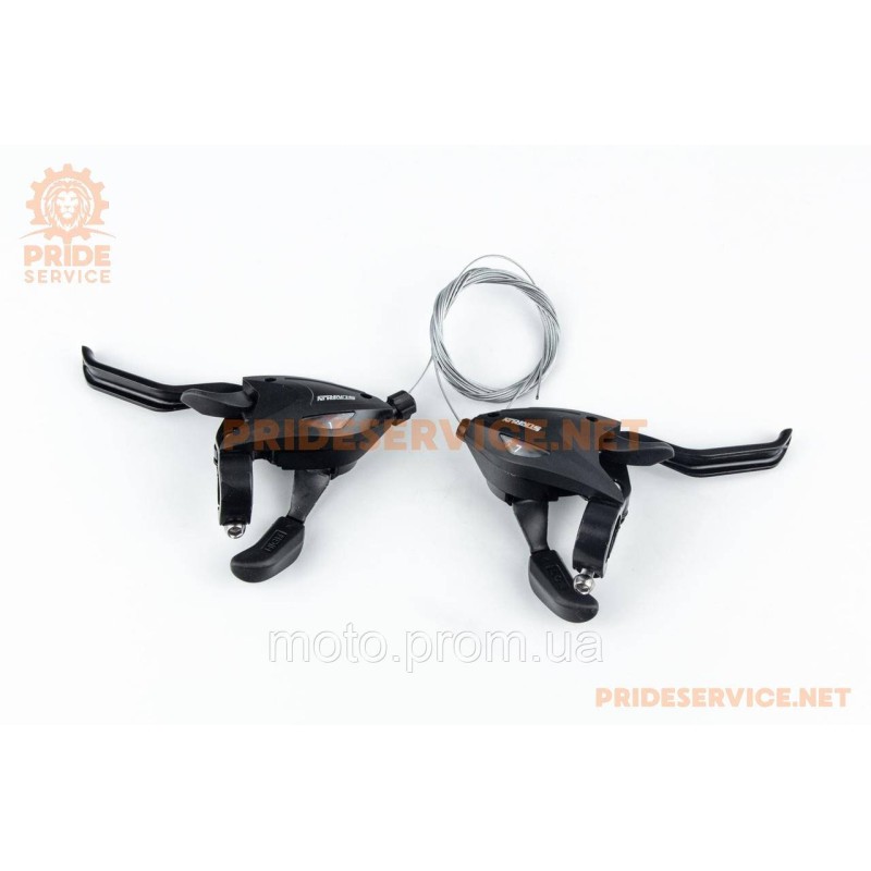 Переключатели (моноблок) 3x7 скоростей, чёрные SL-KD-81