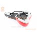 Сидіння MTB 260x160мм, чорно-червоне CORRADO 6690