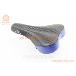 Сидіння MTB 260x165мм, чорно-синє GS-589 Сидіння MTB 260x165мм, чорно-синє GS-589