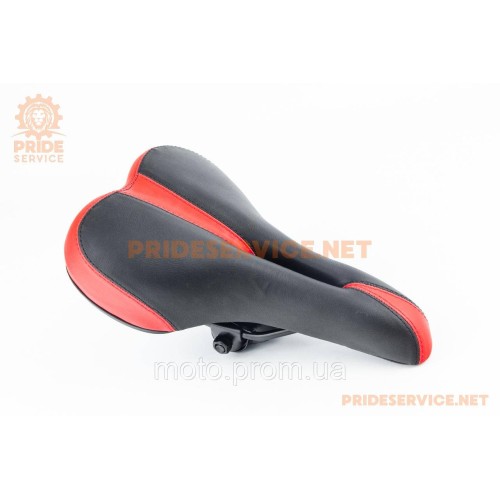 Сиденье MTB 260x150мм, чёрно-красное SD-7100