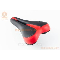 УЦЕНКА Сиденье MTB 260x150мм, чёрно-красное SD-7100 (незначительный дефект обшивки, см. фото)