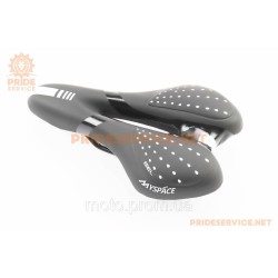 Сидіння MTB 270x160мм, чорно-біле Сидіння MTB 270x160мм, чорно-біле