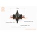 Диференціал у зборі Z-47, Z-16x16, Z-10 JR-Q12E (120-1) + підшипники 30205-2 шт +кришка-2шт (можливий наліт)