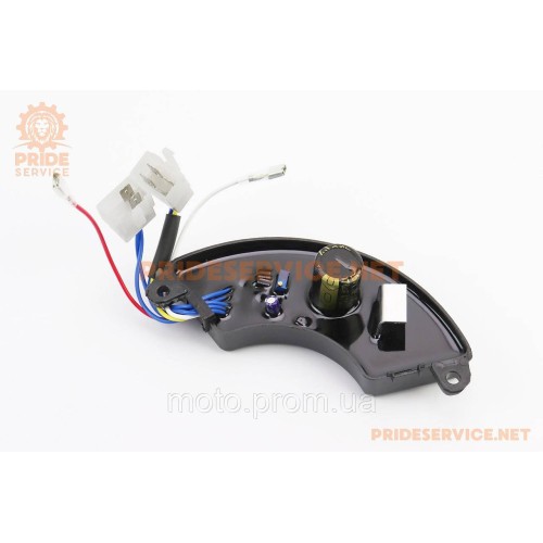 Реле напруги AVR трифазне 4-6кВт (корпус - сегмент, пластик, контакти - 2 