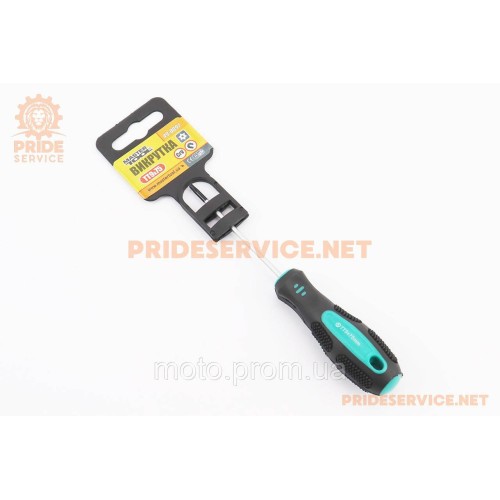 Викрутка магнітна TORX TT 9x 75мм ручка з TPR покриттям (49-0097)