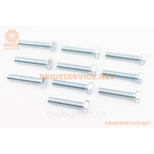 Болт М12x60 5,8 цб пр DIN933, к-кт 10шт