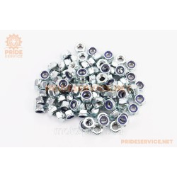 Гайка М10x1,5 самостоп 6 цб DIN985, к-кт 100шт Гайка М10x1,5 самостоп 6 цб DIN985, к-кт 100шт