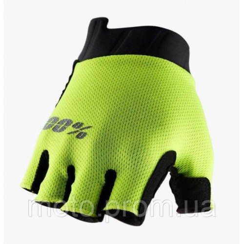 Перчатки Ride 100% EXCEEDA Gel Short Glove [Fluo Yellow] XL (11)
