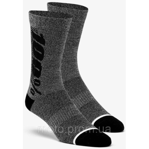 Шкарпетки Ride 100% RYTHYM Merino Wool Performance Socks [Charcoal] L/XL