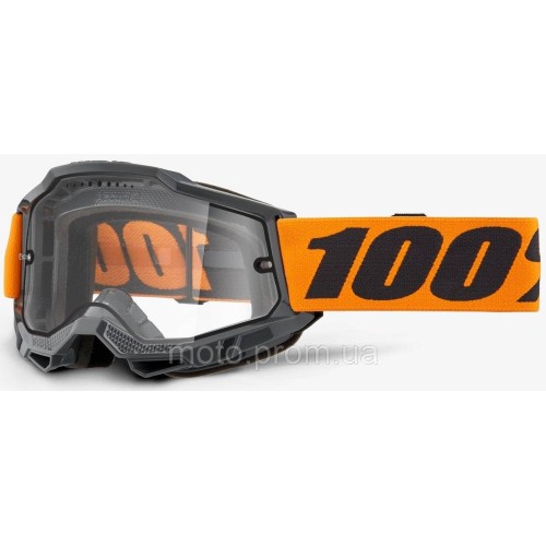 Окуляри 100% ACCURI 2 ENDURO MTB Goggle Orange - Clear Lens Dual Clear Lens