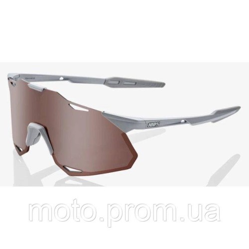 Окуляри Ride 100% HyperCraft XS - Matte Stone Grey - HiPER Crimson Silver Mirror Lens Mirror Lens