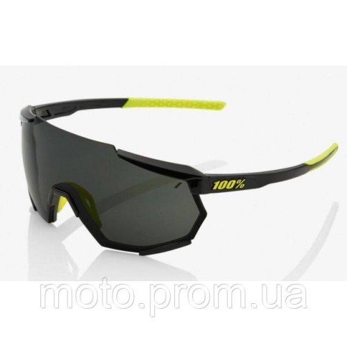Окуляри Ride 100% RaceTrap - Gloss Black - Smoke Lens Colored Lens