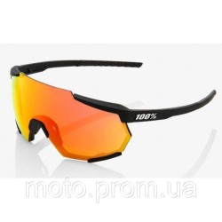 Окуляри Ride 100% RaceTrap - Soft Tact Black - HiPER Red Multilayer Mirror Lens Mirror Lens