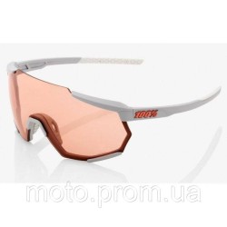 Окуляри Ride 100% RaceTrap - Soft Tact Stone Grey - HiPER Coral Lens Mirror Lens Окуляри Ride 100% RaceTrap - Soft Tact Stone Grey - HiPER Coral Lens Mirror Lens