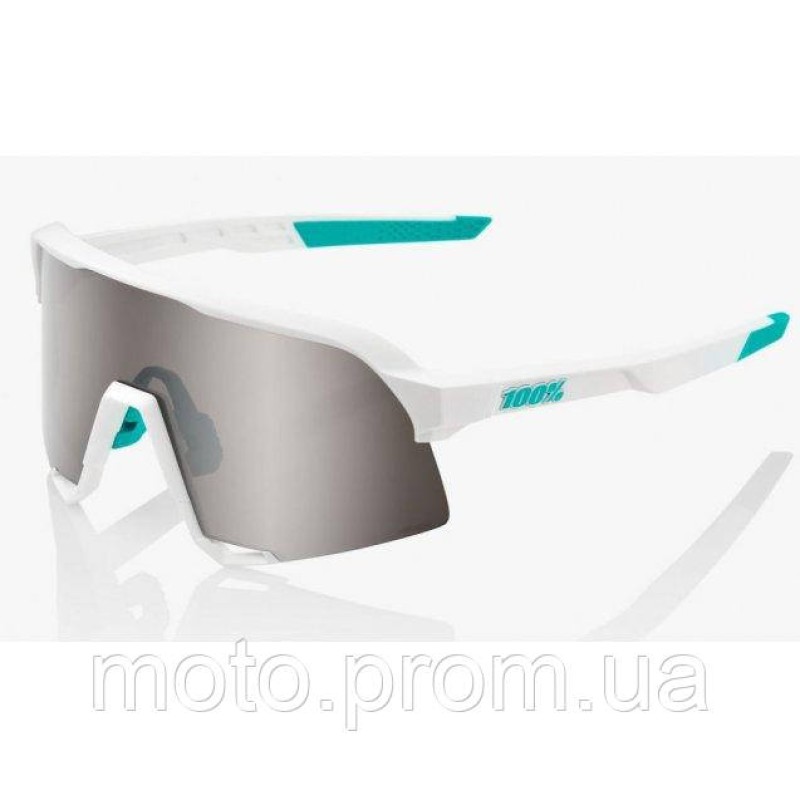 Окуляри Ride 100% S3 - BORA Hans Grohe Team White - HiPER Silver Mirror Lens Mirror Lens