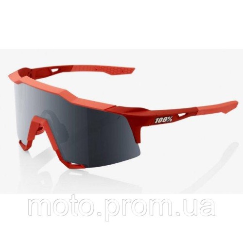 Окуляри Ride 100% SpeedCraft - Soft Tact Coral - Black Mirror Lens Mirror Lens