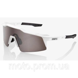 Окуляри Ride 100% SpeedCraft SL - Matte White - HiPER Silver Mirror Mirror Lens Окуляри Ride 100% SpeedCraft SL - Matte White - HiPER Silver Mirror Mirror Lens