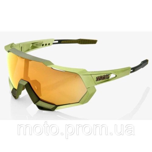 Окуляри Ride 100% SpeedTrap - Matte Metallic Viperidae - Bronze Multilayer Mirror Lens Mirror Lens