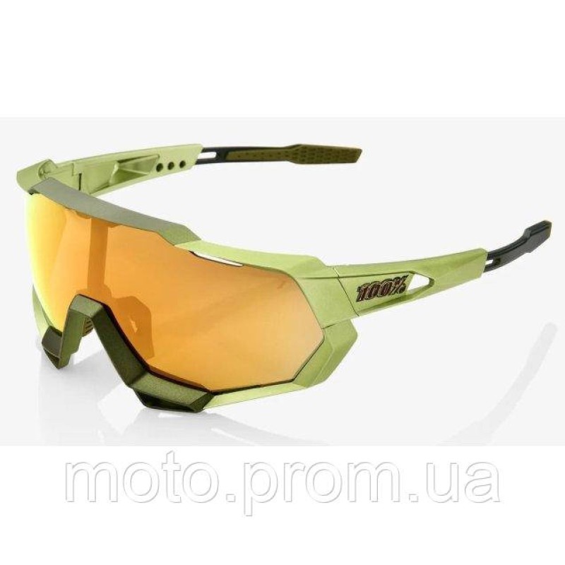 Окуляри Ride 100% SpeedTrap - Matte Metallic Viperidae - Bronze Multilayer Mirror Lens Mirror Lens