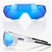 Окуляри Ride 100% SPEEDTRAP - Matte White - HiPER Blue Multilayer Mirror Lens Mirror Lens