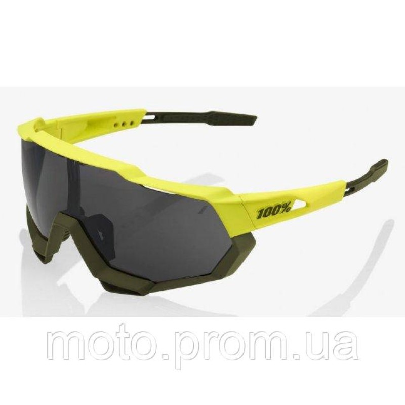 Окуляри Ride 100% SpeedTrap - Soft Tact Banana - Black Mirror Lens Mirror Lens